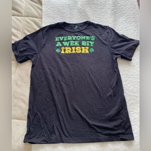 St. Patrick's Day Irish Shirt - "Everyone's A Wee Bit Irish" Size Large
